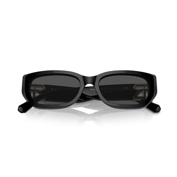 New RALPH LAUREN Black Cat Eye RL8222 5001/87 Sunglasses Women - Picture 4 of 6